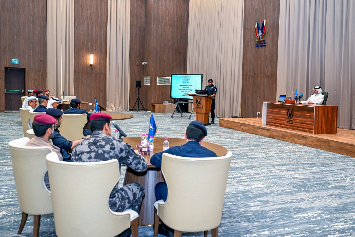 QCB Governor delivers lecture at Police Academy's Security Command, Staff Program