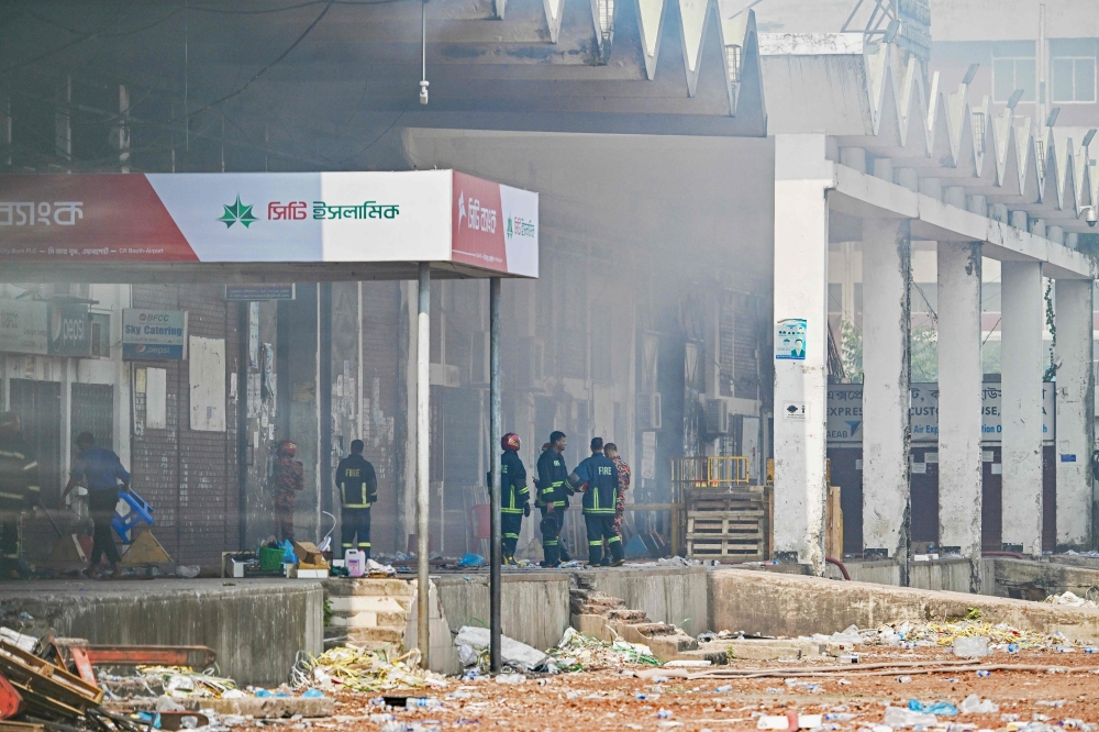 Fire erupts in Dhaka International Airport