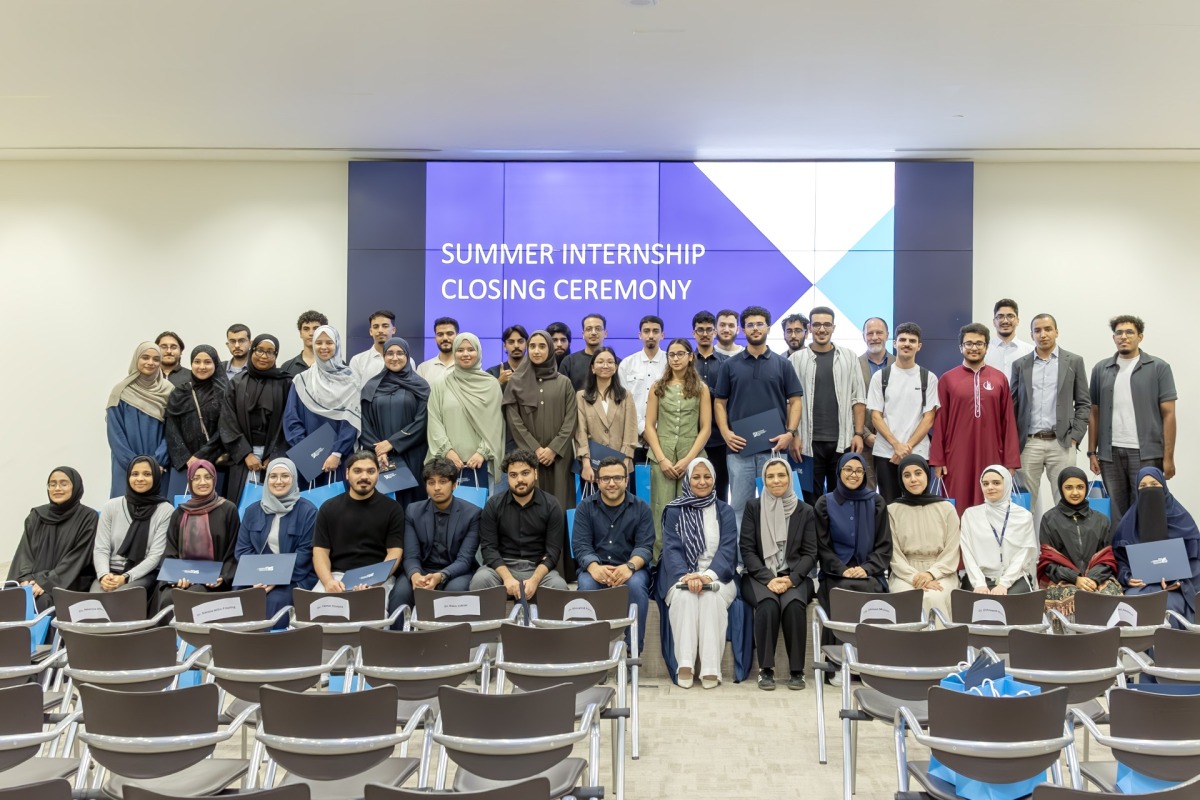 Participants during the closing ceremony of Summer Internship Programme. 