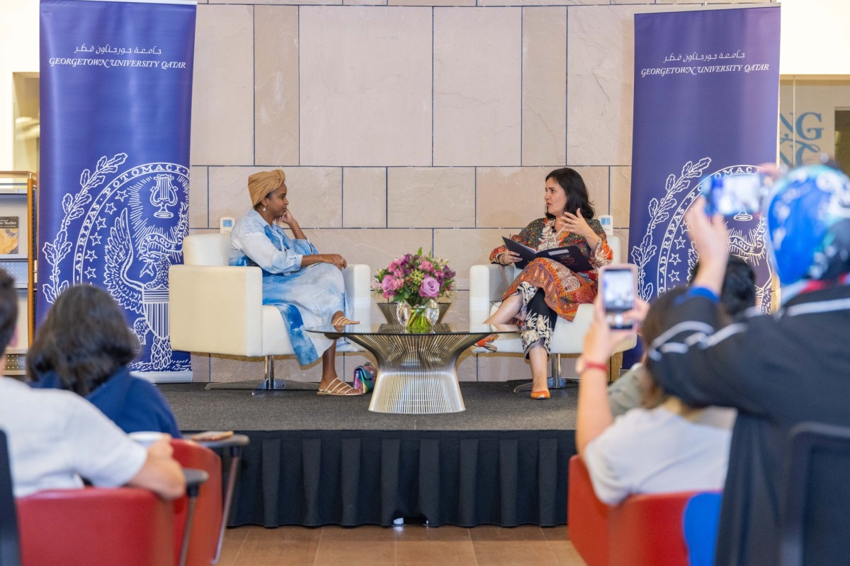 Kamila Shamsie in conversation with author Nadifa Mohamed.