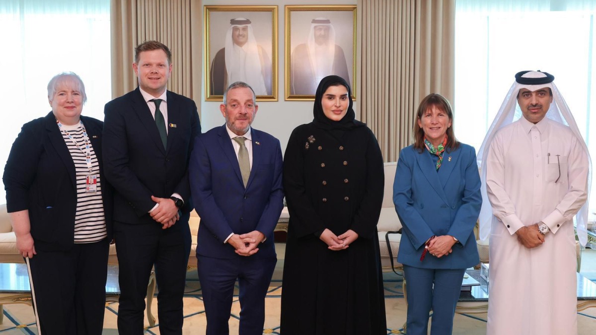 Al Misnad, Irish Minister discuss ties
