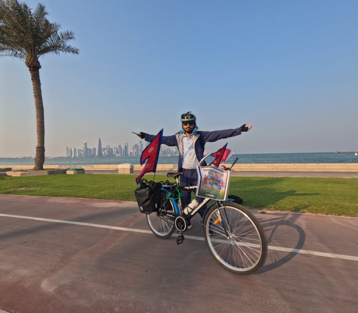 Cycling from Everest to Antarctica to raise climate awareness