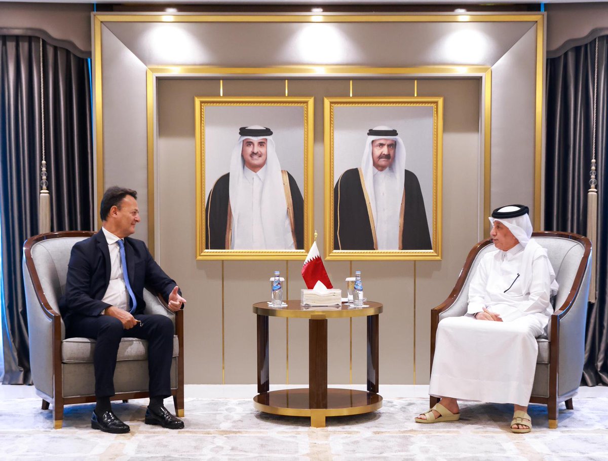 Minister of State for Foreign Affairs bids farewell to Ambassador of Greece