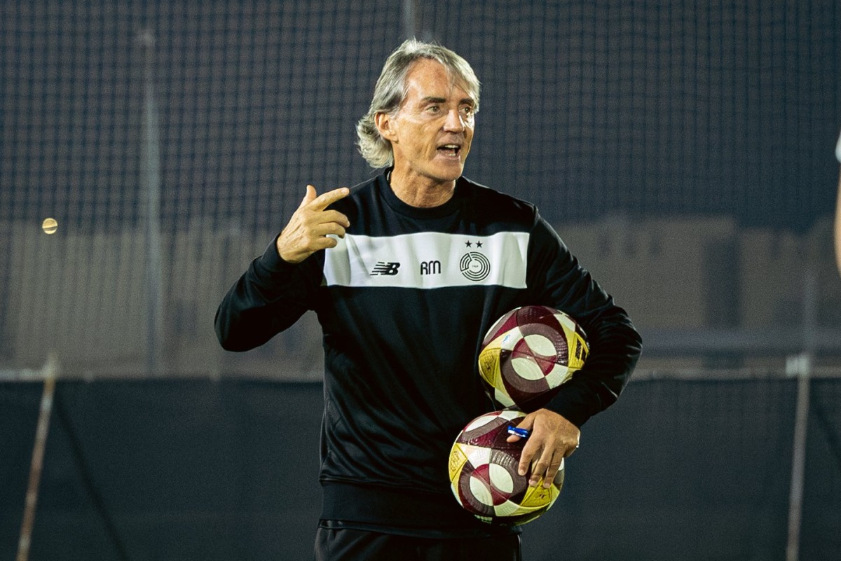 Manchester City and Italy manager Roberto Mancini.