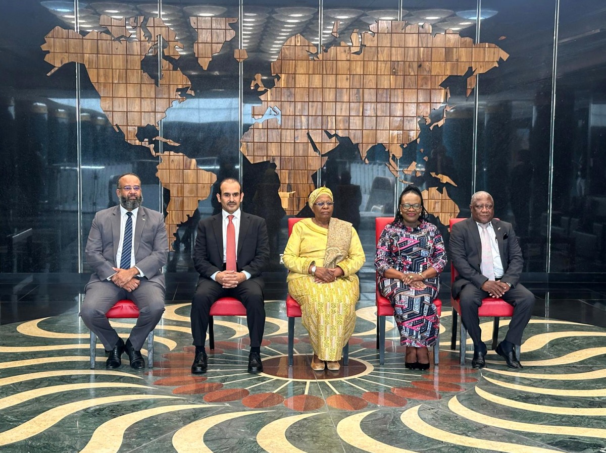 President of Namibia receives Minister Al-Kaabi