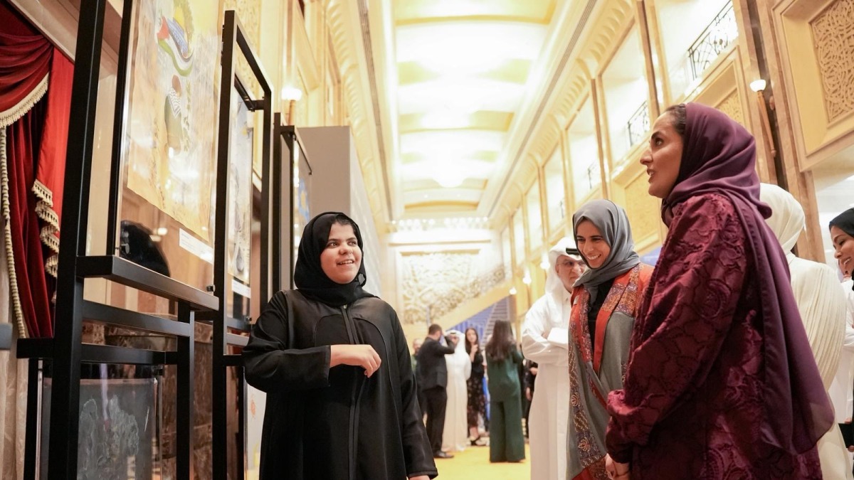 Education Ministry, Doha Film Institute launch exhibition to support Palestinian children through art