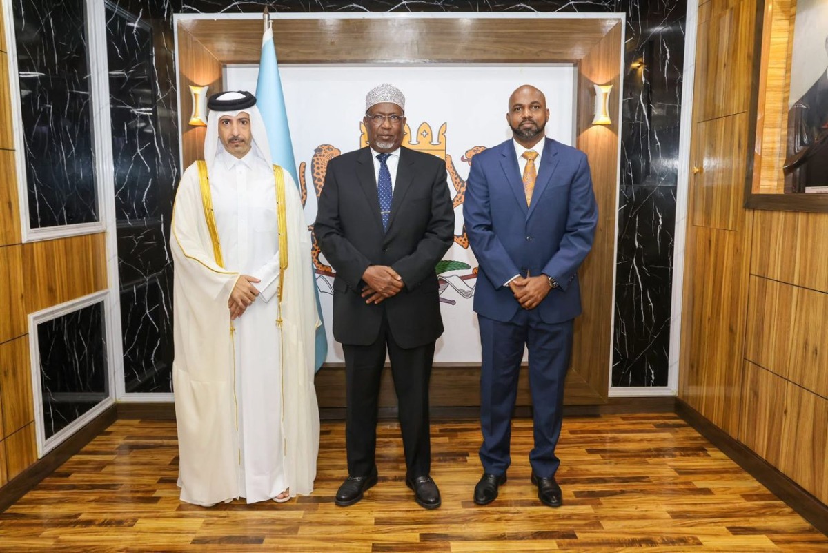 Speaker of House of People of Somalia meets Qatar’s envoy
