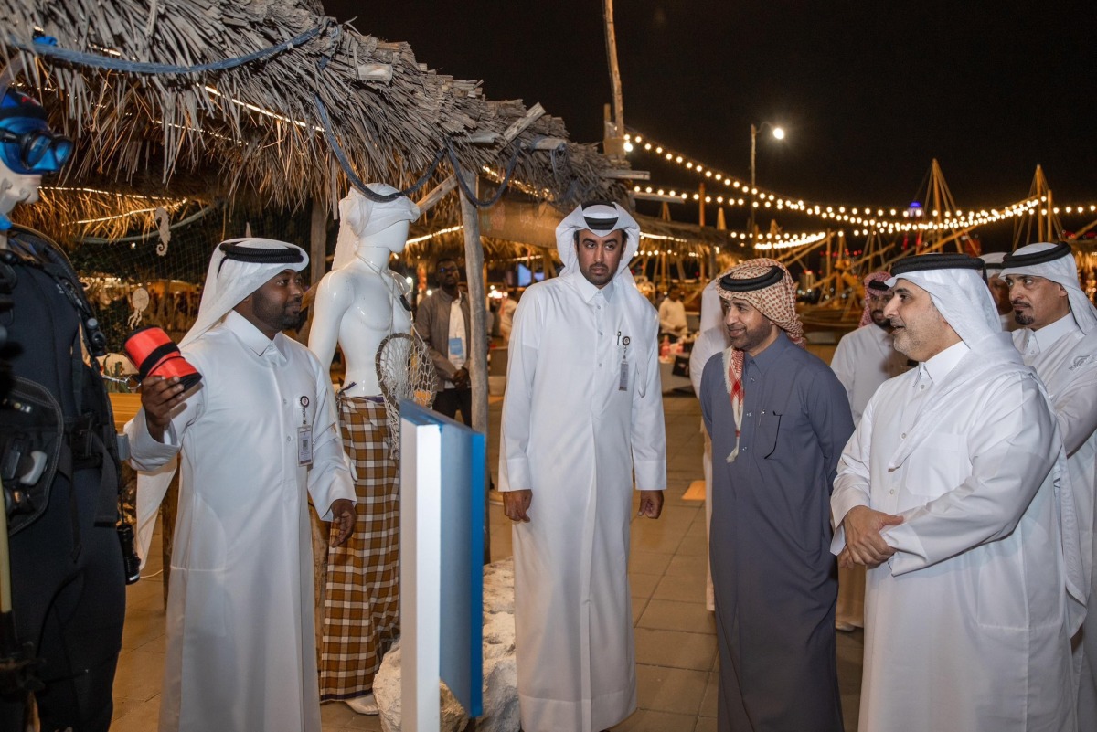 Minister of Environment visits 15th Katara Traditional Dhow Festival