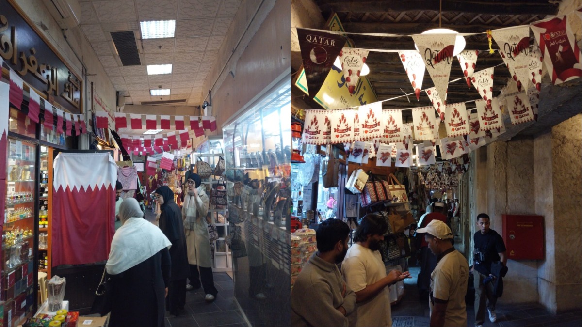 Souq Waqif unites Qatar National Day traditions with Arab Cup passion