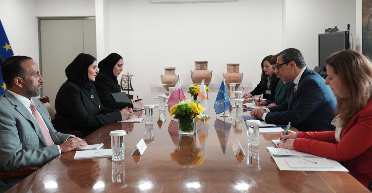 Al Misnad meets Foreign Minister of Cyprus