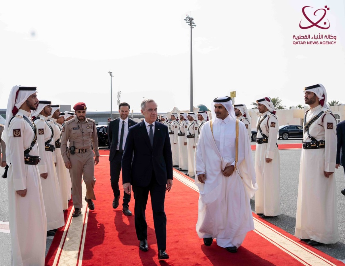 Canadian Prime Minister departs Doha