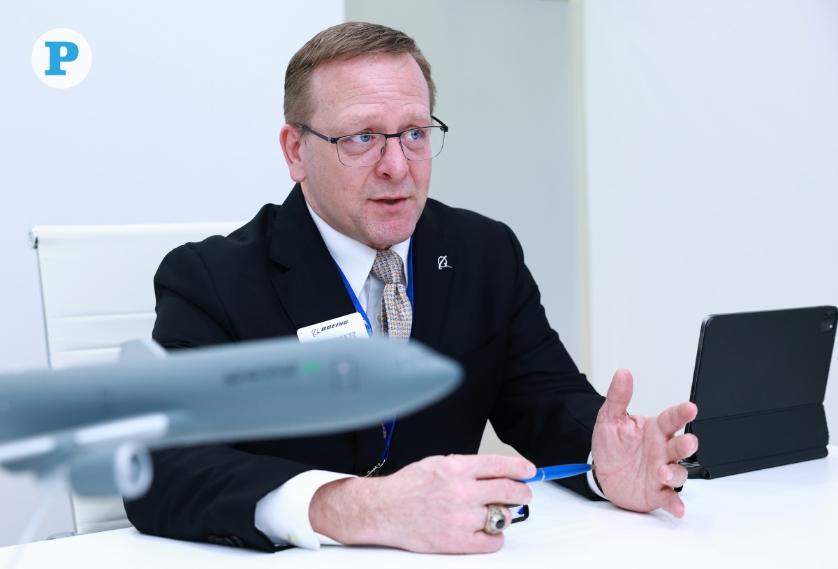 Kirk Schultz, Regional Director for International Business Development at Boeing Defence, Space & Security. Picture by Rajan Vadakkemuriyil / The Peninsula