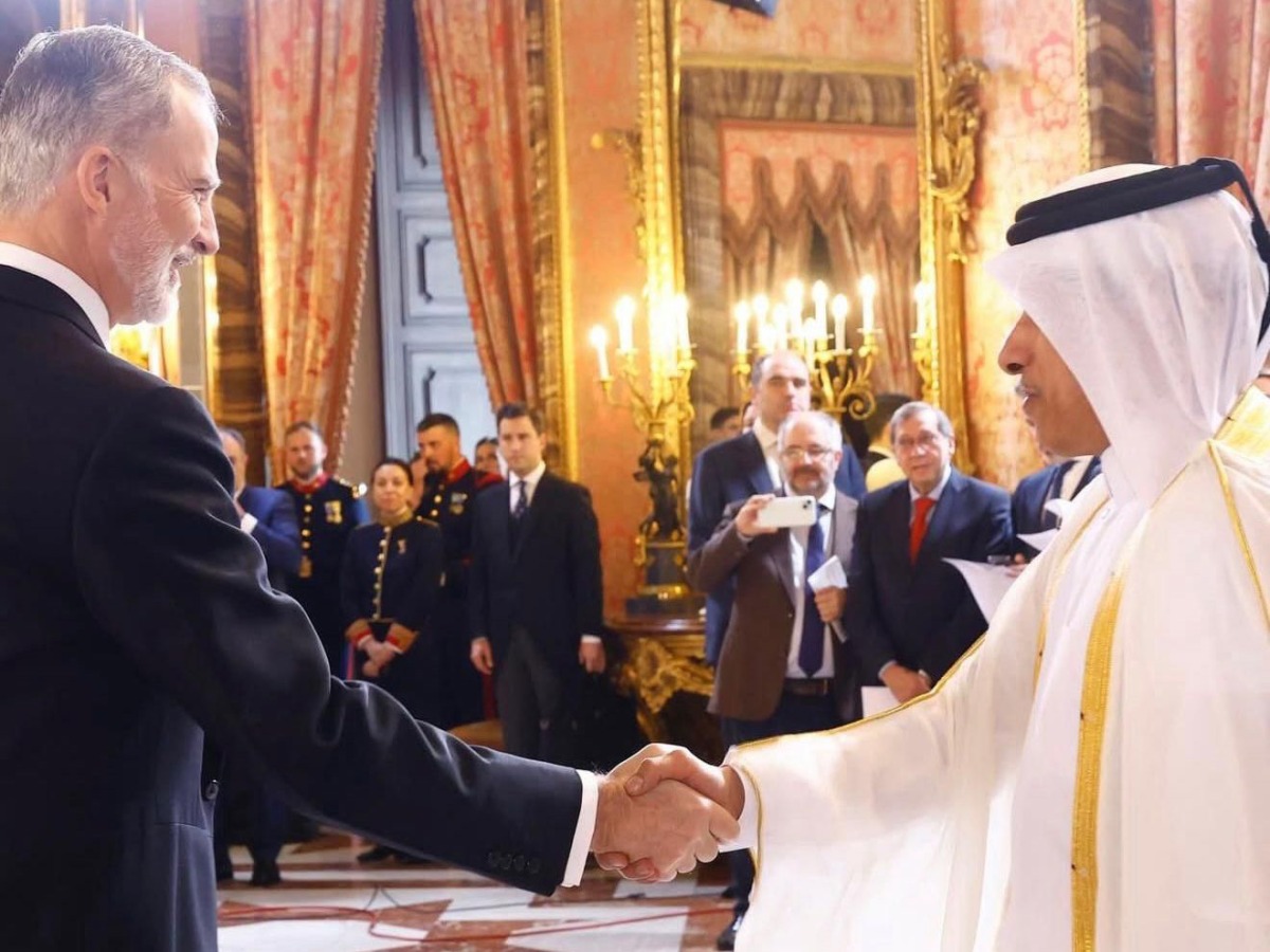Qatar’s Ambassador attends reception hosted by King of Spain