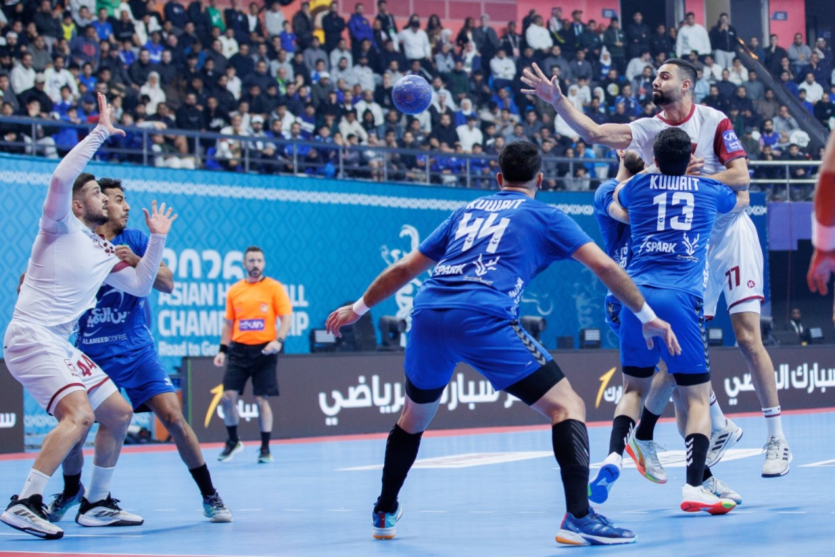 Qatar one win away from 7th straight Asian handball title