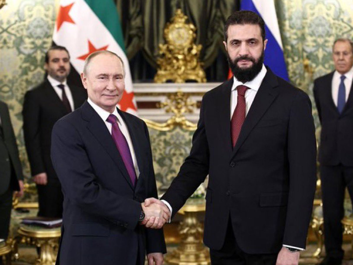 Syrian President, Russian Counterpart hold talks in Moscow