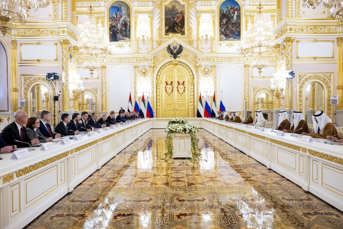 UAE, Russian Presidents discuss strengthening relations, issues of common concern