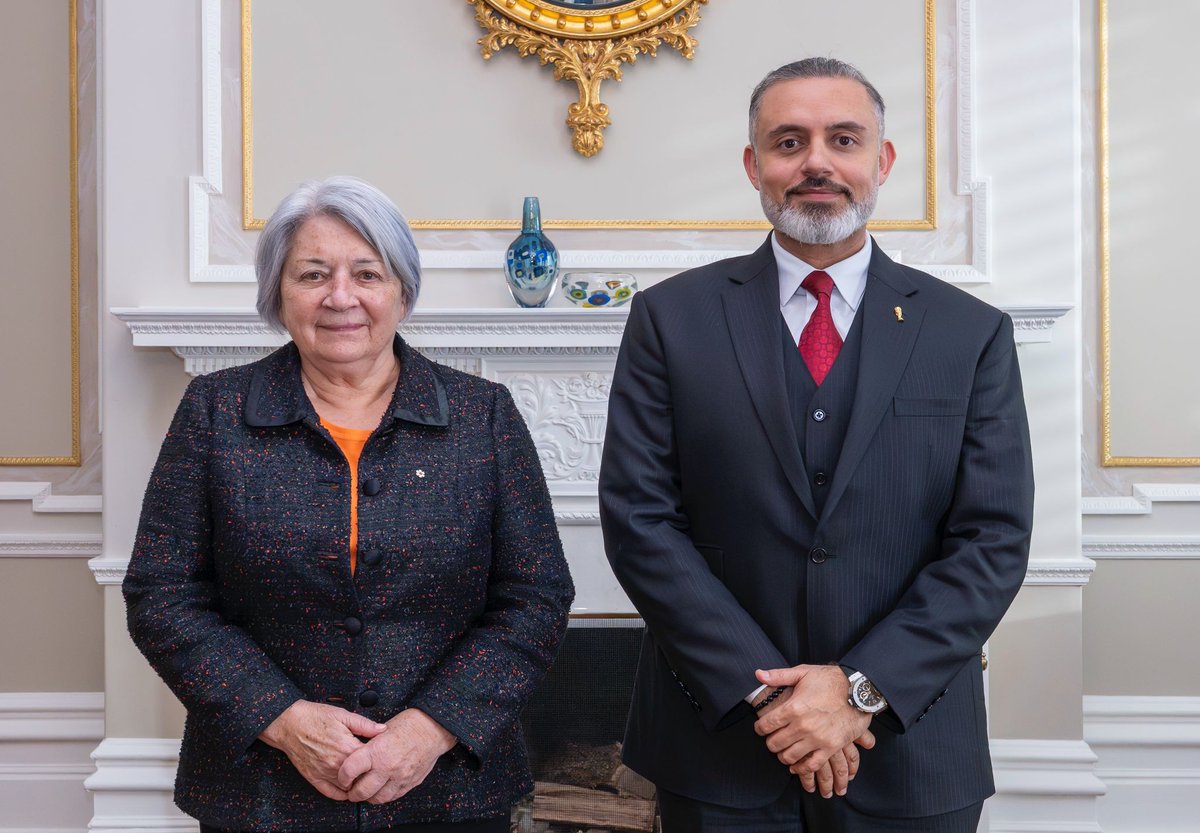 Governor General of Canada meets Qatari Ambassador