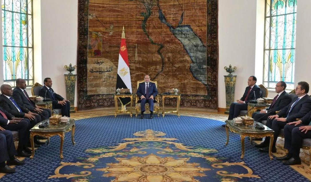 Egyptian President discusses regional developments with Sudanese Prime Minister