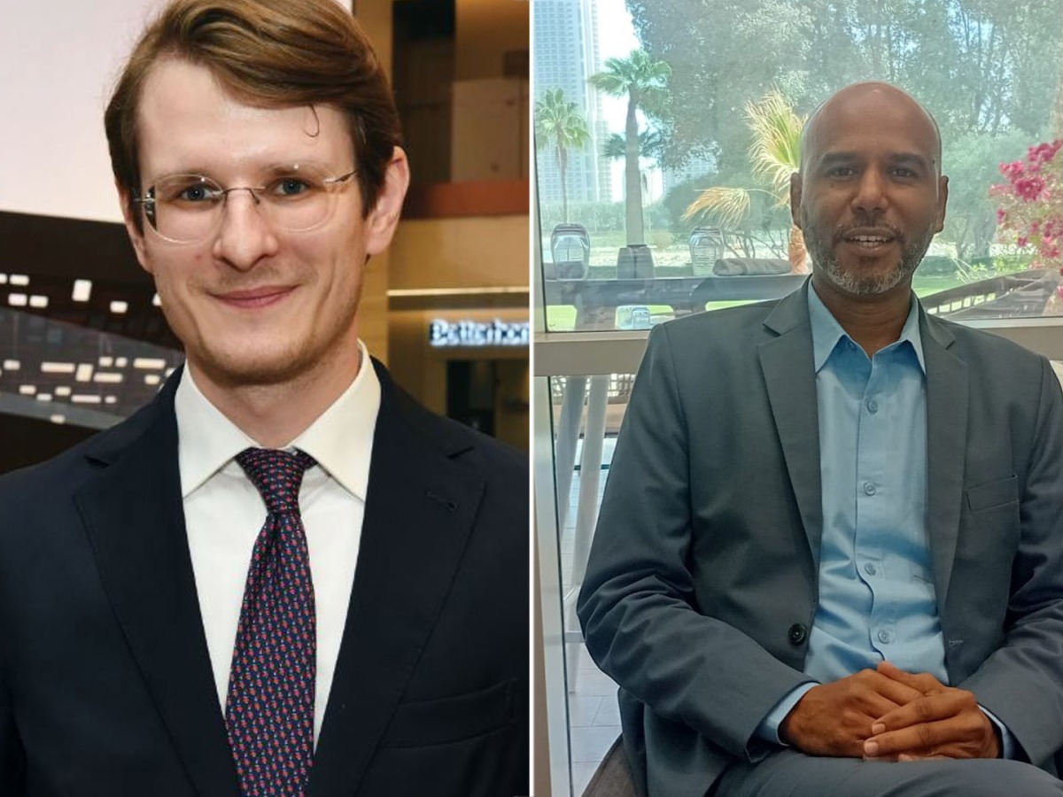 Felix Katterl (left) and Nasreldin Salhin