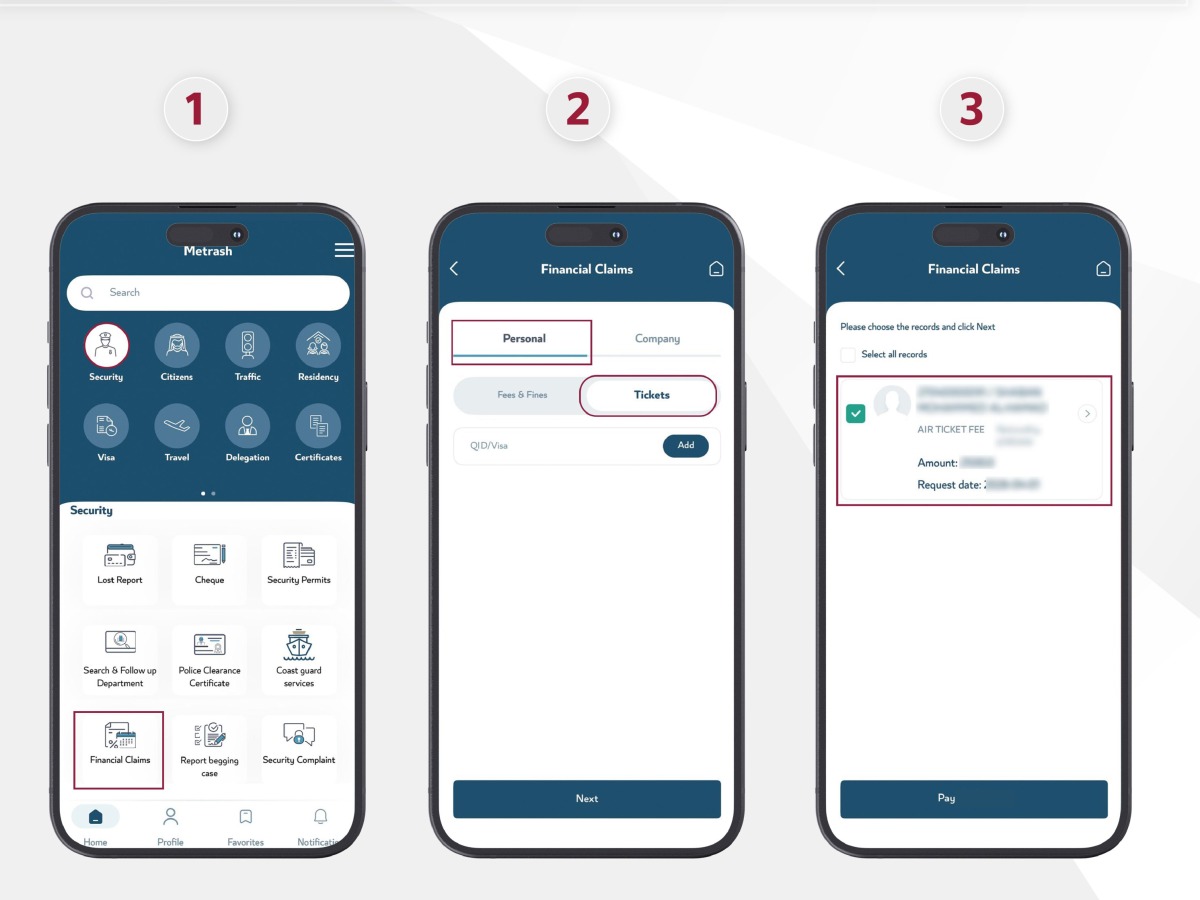 MOI enables financial claim payment via Metrash | The Peninsula Qatar