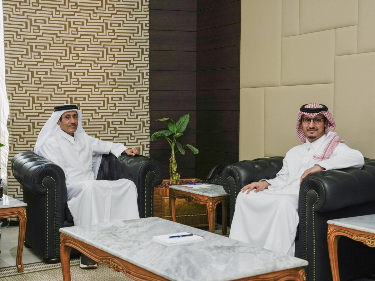 Qatar Media Corporation Chairman meets Saudi Ambassador