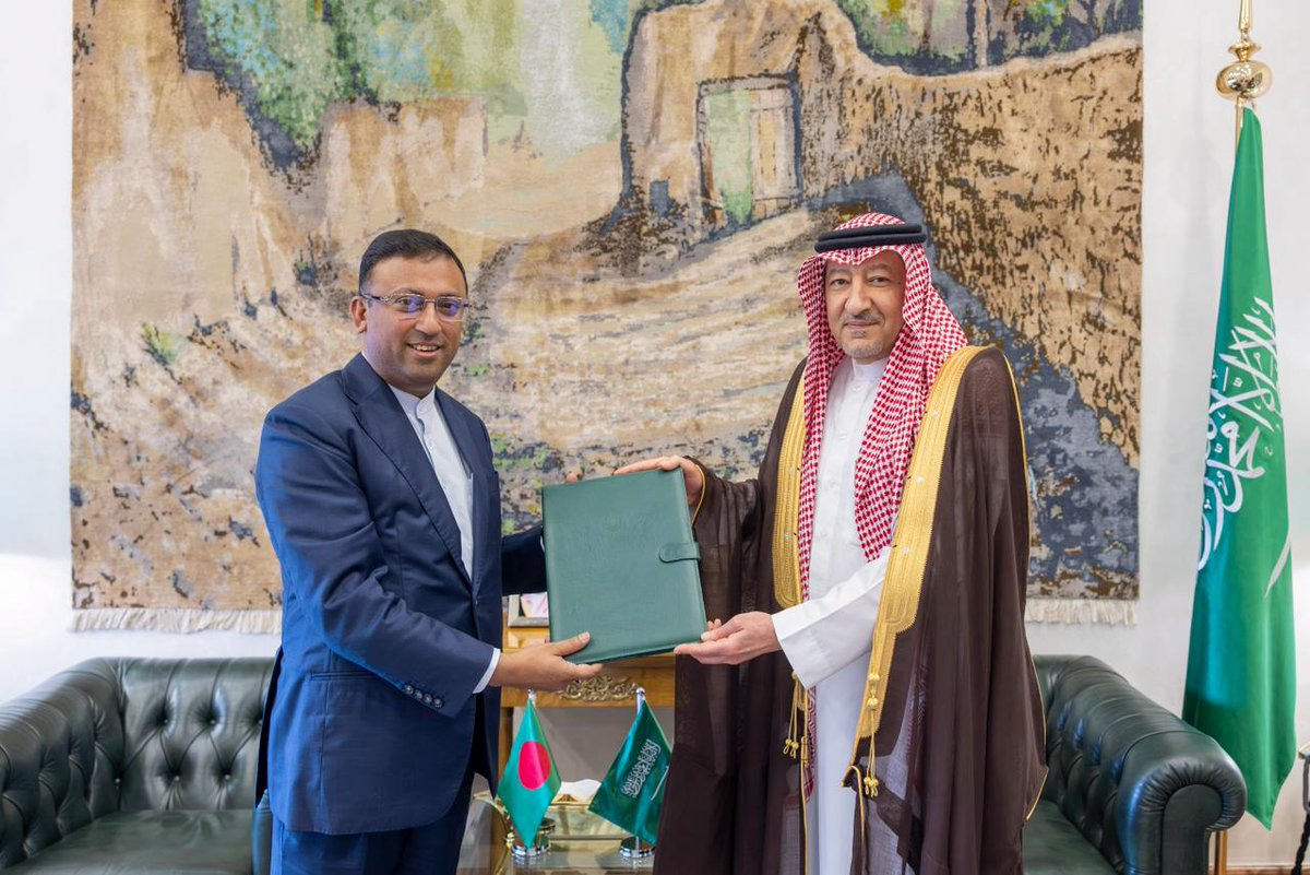 Saudi Crown Prince Receives Written Message from Bangladesh PM on Bilateral Relations