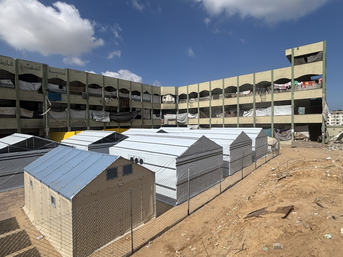 Education Above All Foundation supports completion of 100 learning spaces across 10 school sites to restore access to Education in Gaza
