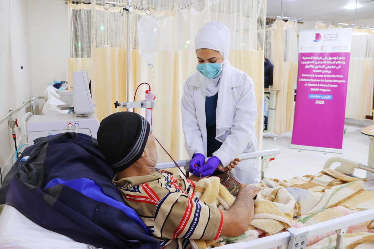 QFFD, QRCS, UNHCR and JNRCS collaborate to support health services provided for Syrian refugees in Jordan